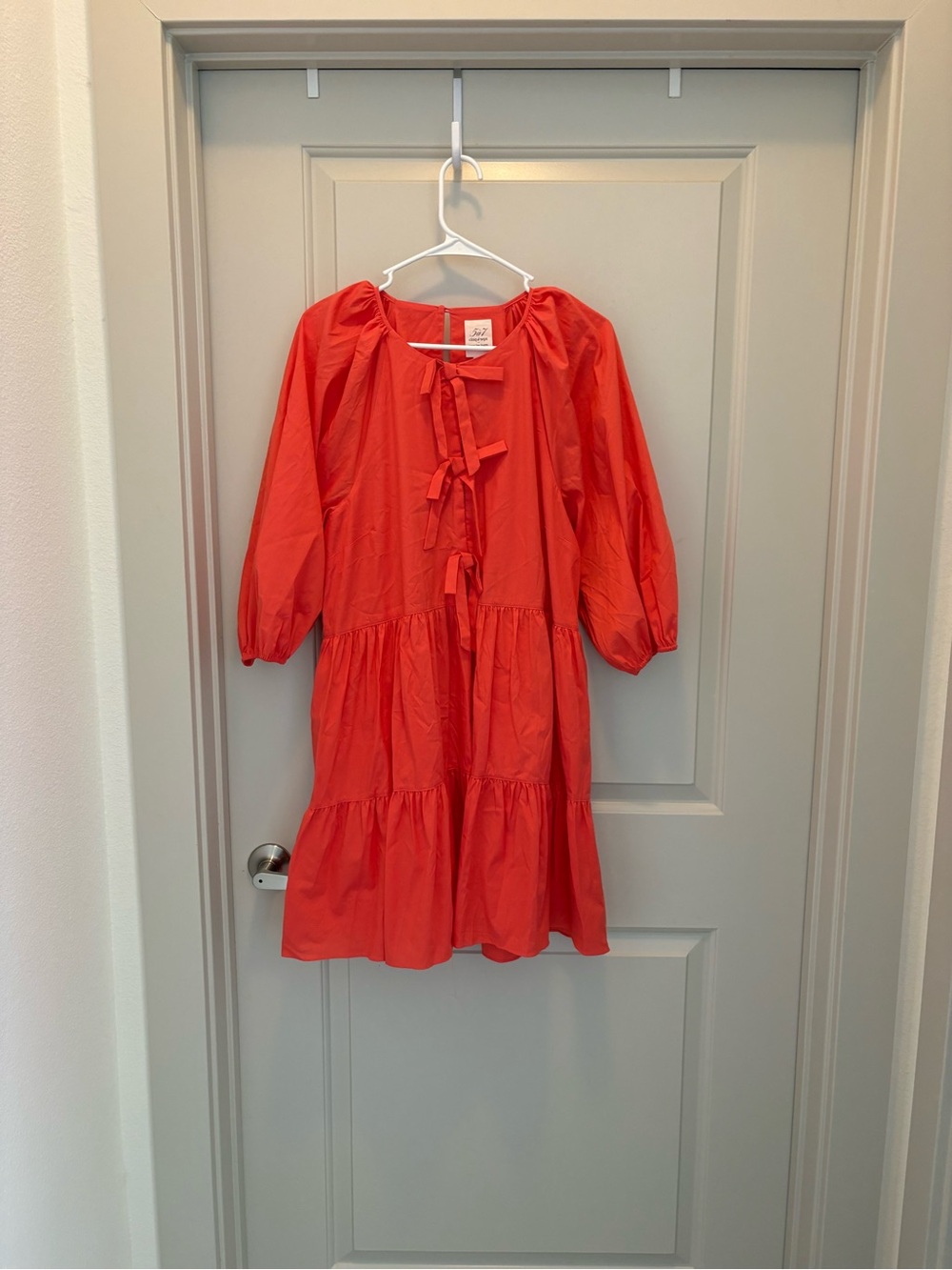 Cinq A Sept Womens Lynn Tiered Puff Sleeve
Dress Size 12